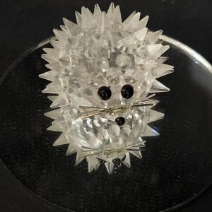Swarovski  Hedgehog And Butterfly Figurines
